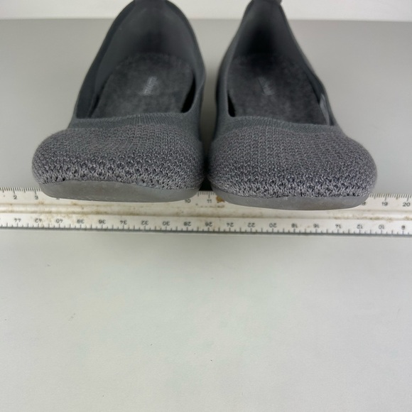WOMENS ALLBIRDS TREE BREEZER KNIT BALLET FLATS SIZE 10 MIST DARK GRAY - Picture 4 of 9